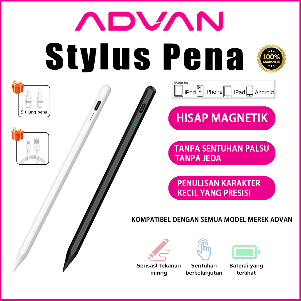 [100% Asli][NEW][COD]ADVAN Pena Stylus, Kompatibel dengan Semua Perangkat ADVAN - Advan Vandroid T1J