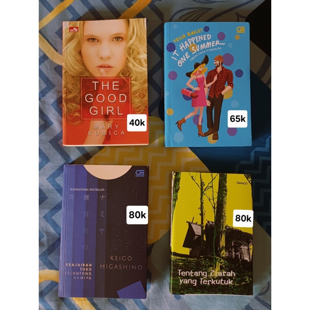 NOVEL PRELOVED THE GOOD GIRL MARY KUBICA CERITA CINTA SI SOSIALITA IT HAPPENED ONE SUMMER TESSA BAIL