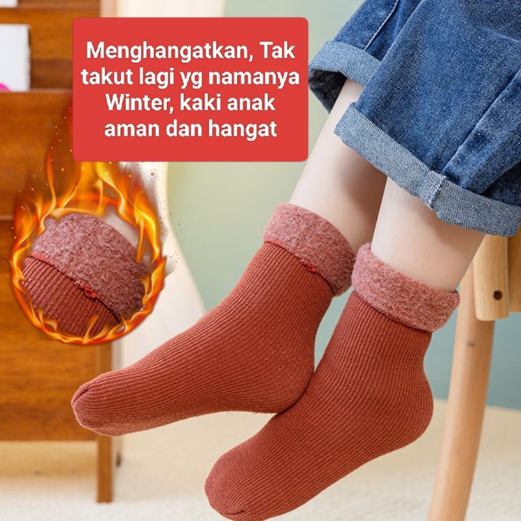 Kaos kaki Winter Thermal anak 3-10 thn (Grade B)KKA-007