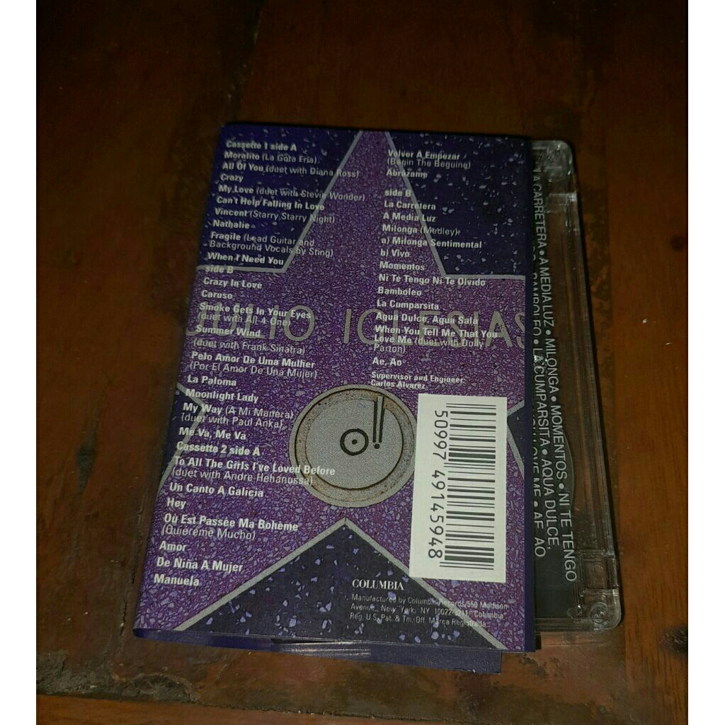 Kaset pita Julio Iglesias