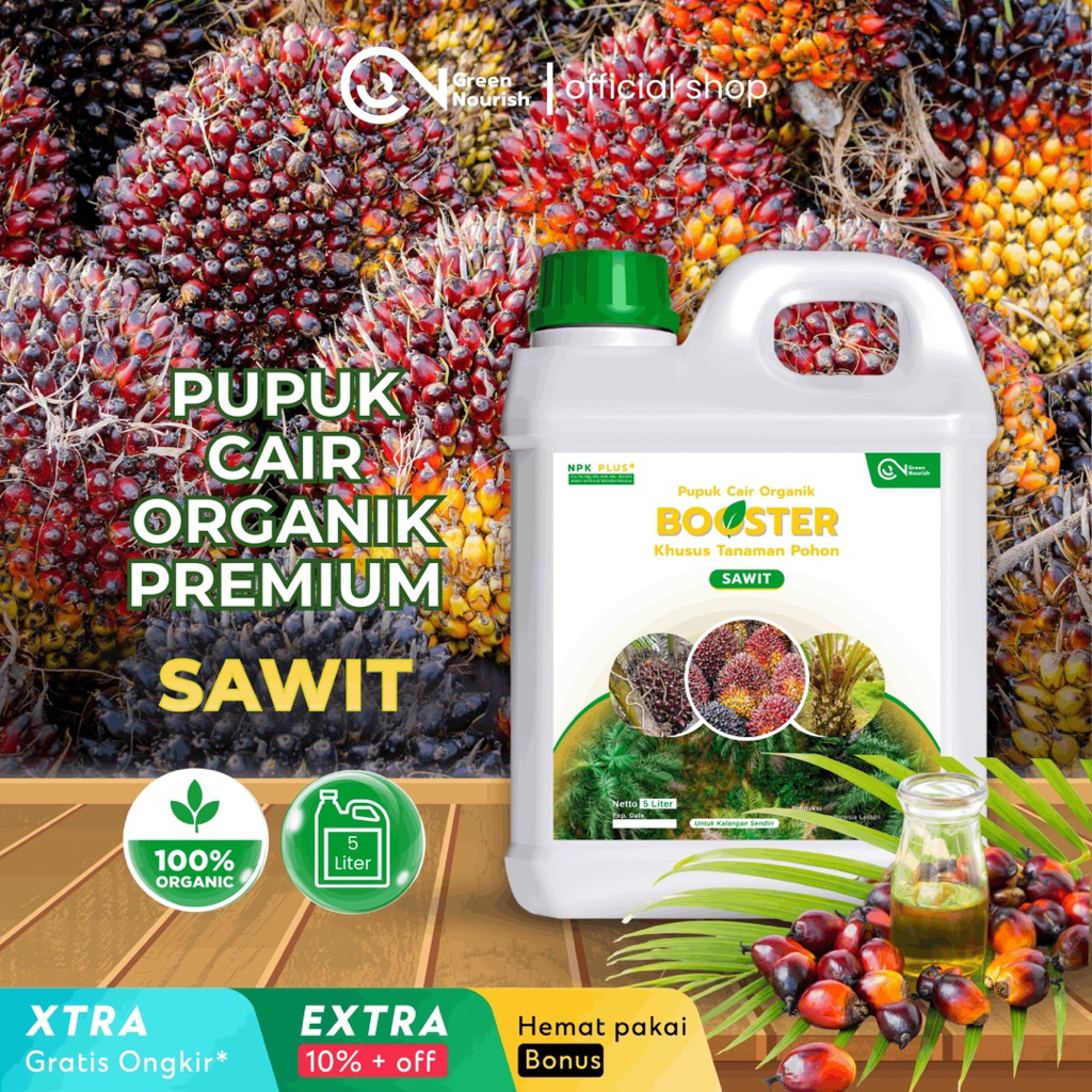 Green Nourish Pupuk Booster Tanaman Sawit 5 Liter