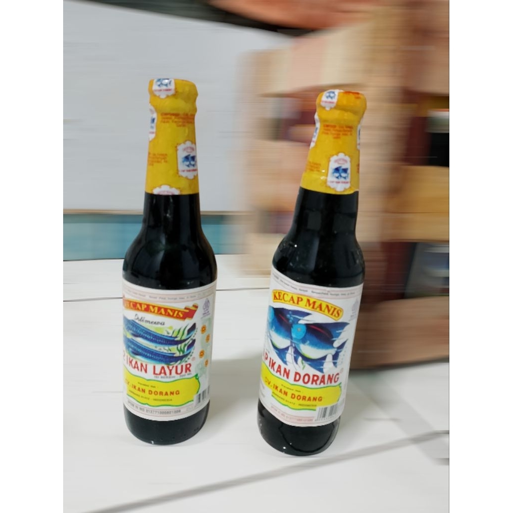 Kecap manis cap ikan dorang ikan layur 300ml botol kaca