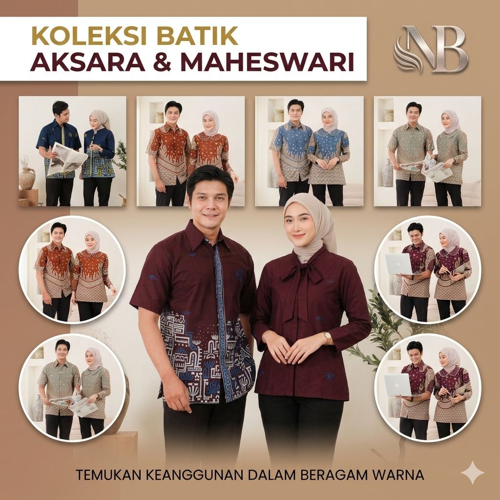 Batik Alisan asli Pekalongan couple Atasan Blouse Hem modern