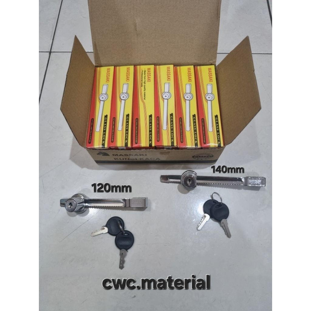 Kunci Kaca Geser / Steling Etalase HARGA SATUAN