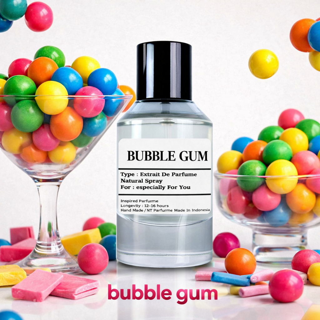 BUBBLE GUM | Parfum Pria Wanita Tahan Lama Permen Karet Manis Soft Fresh Minyak Wang Cewek
