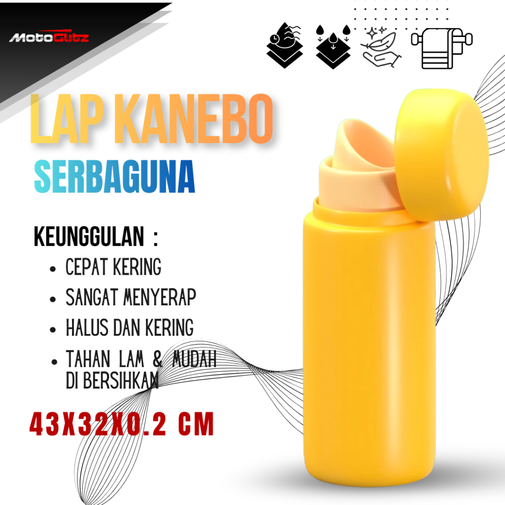Kanebo Lap Motor Mobil Sepeda Motor Alat Bilas Pencuci Pengering Kendaraan Kain Lap Basah Kain Lap K
