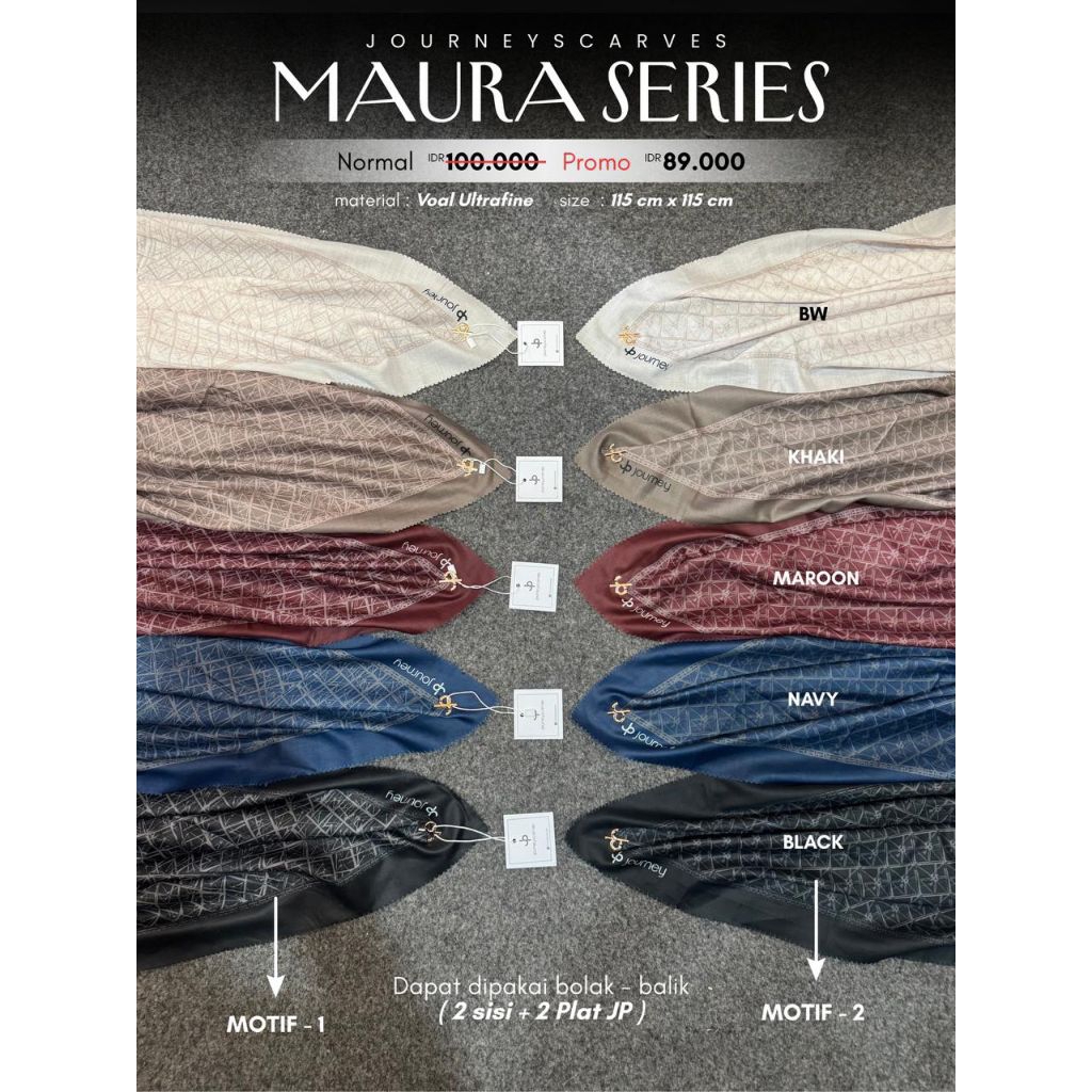 Motif Maura dari journey hijab ori