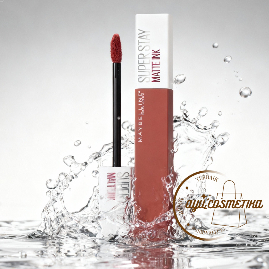 Maybelline New York Super Stay Matte Ink Lipstik Tahan Lama Warna Merah Muda