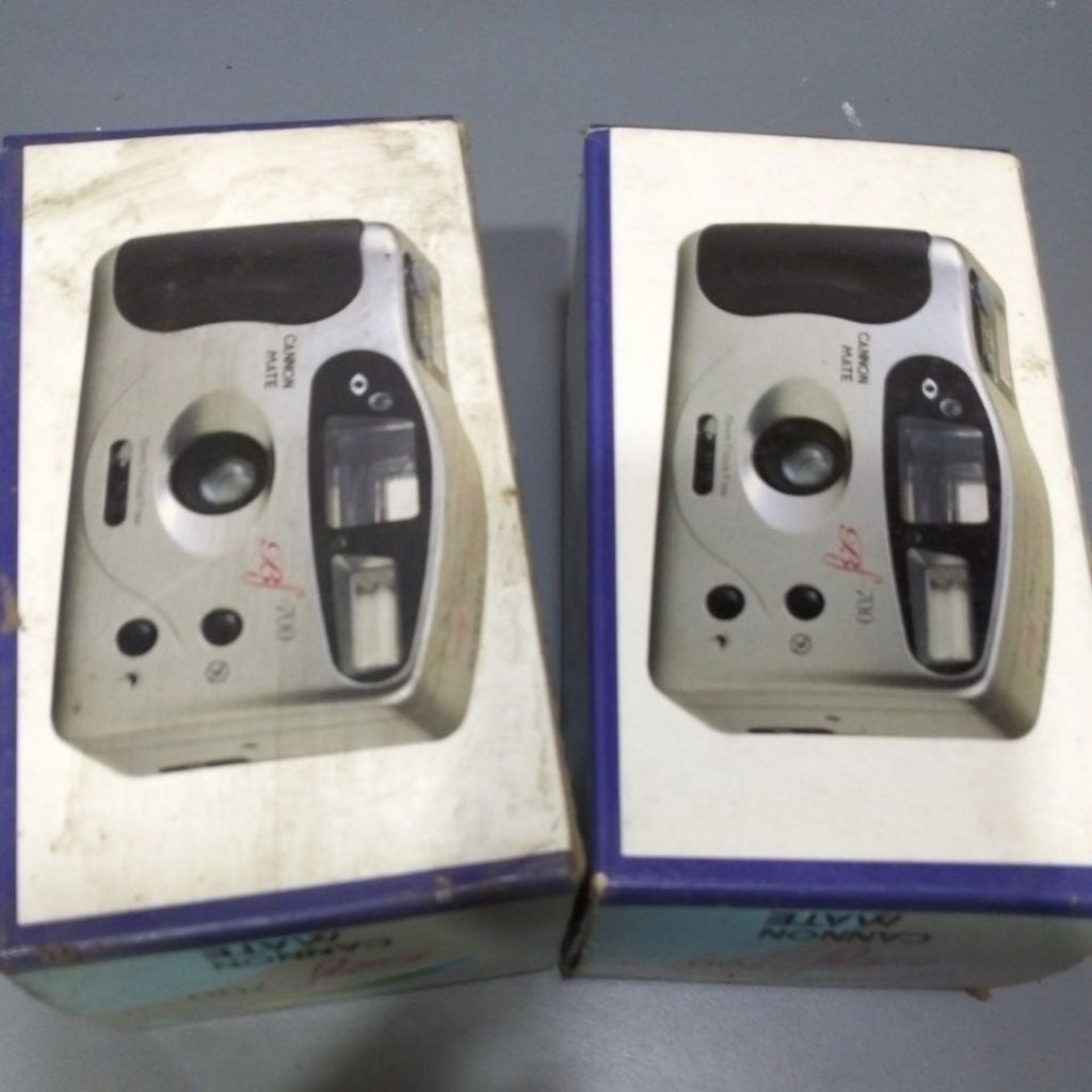 kamera pocket analog canon mate bf 700 silver eye