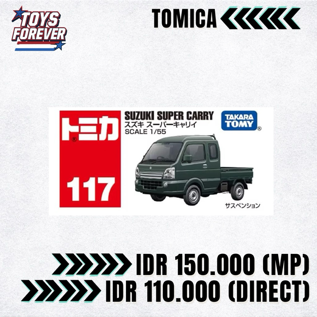 Tomica No.117 Suzuki Super Carry Diecast