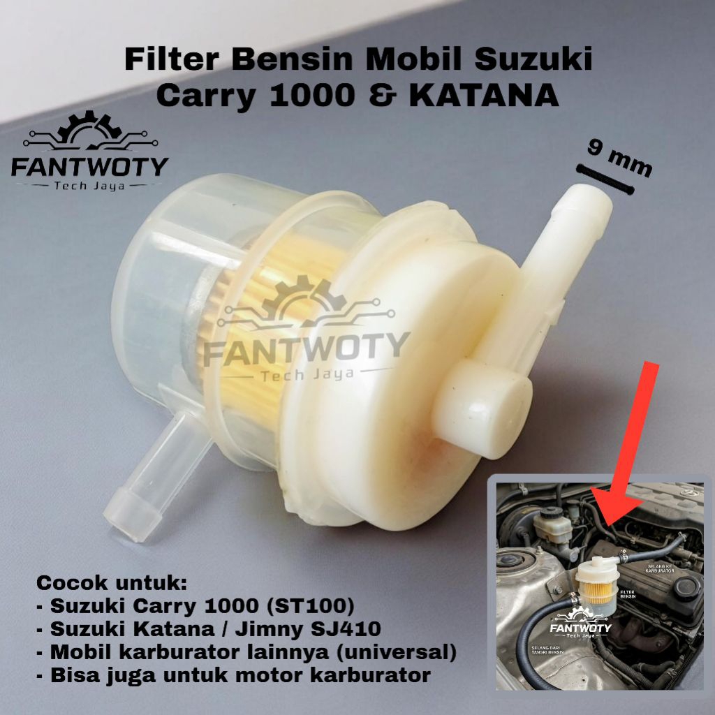 Filter Bensin Mobil Suzuki Carry 1000 & KATANA | Fuel Filter Inline | Universal