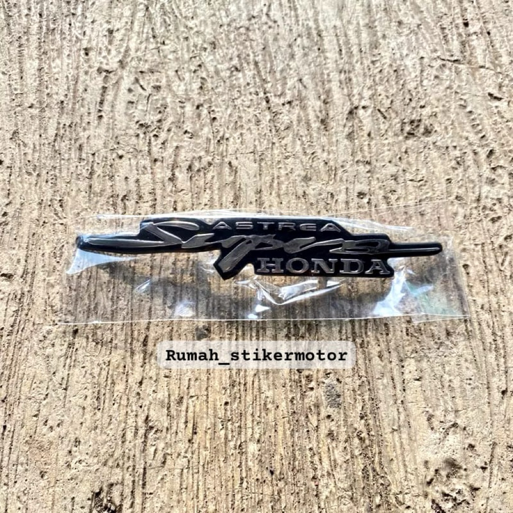EMBLEM LOGO HONDA SUPRA X 100 EMBLEM PANEL DADA SUPRA RUMAH STIKER MOTOR