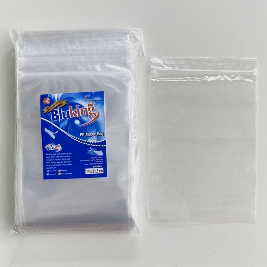 plastik klip bening 5x8 8,7x13 pp zipper bag