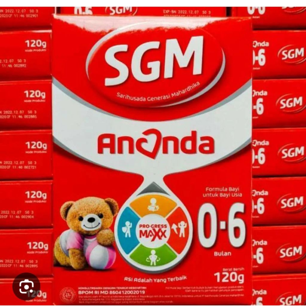 Susu Formula SGM Ananda 0-6 Bulan 120g