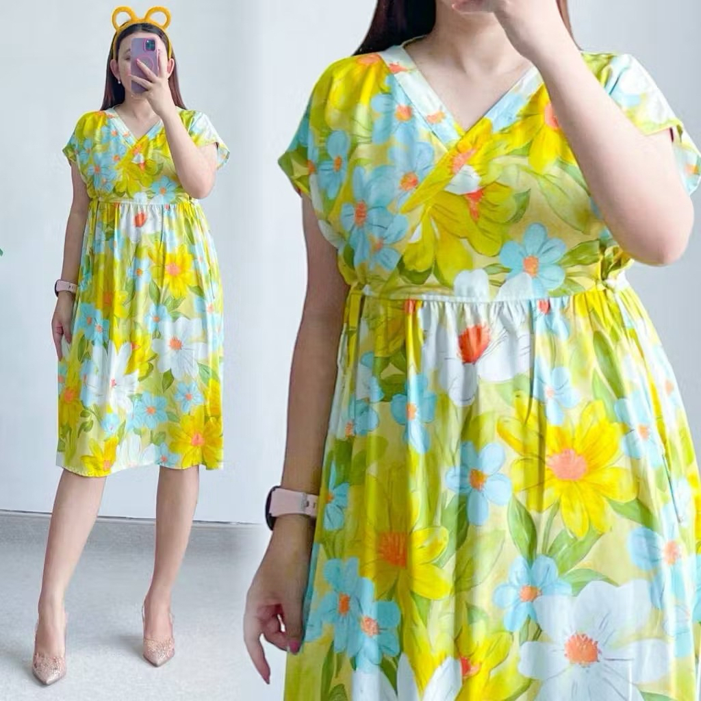 DASTER KIMONO PENDEK RAYON PREMIUM BUSUI FRIENDLY // CELINE DRESS KIMONO // DASTER KEKINIAN