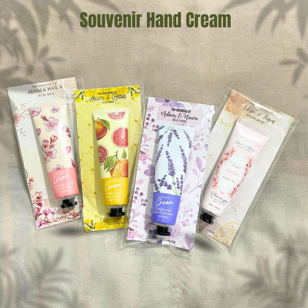 Souvenir Hand Cream-Souvenir pernikahan-souvenir wedding-souvenir ulang tahun