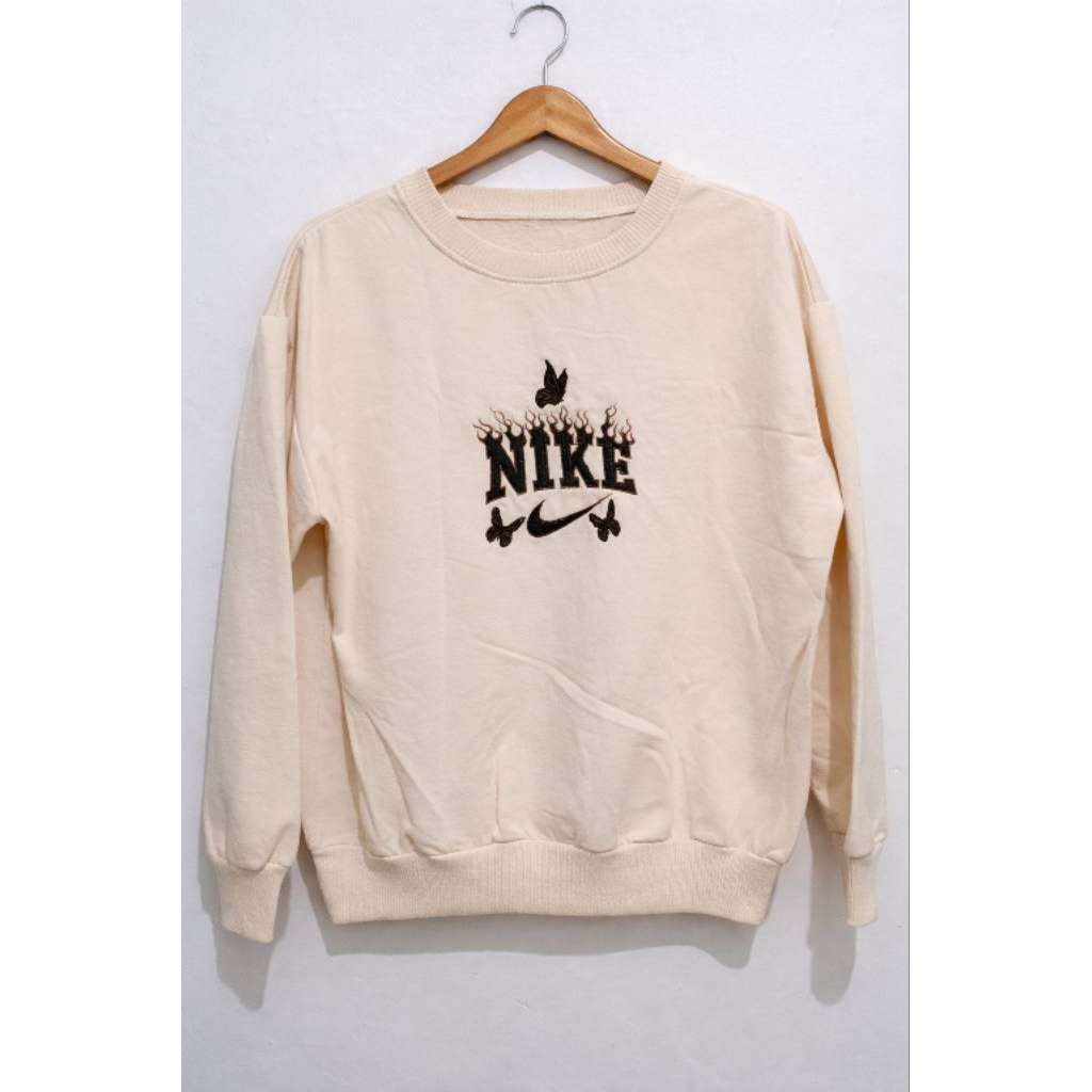 PL | Preloved Sweater Nike Butterfly | Crewneck Unisex | Crewneck Nike | Sweater Bordir | Sweater Ni