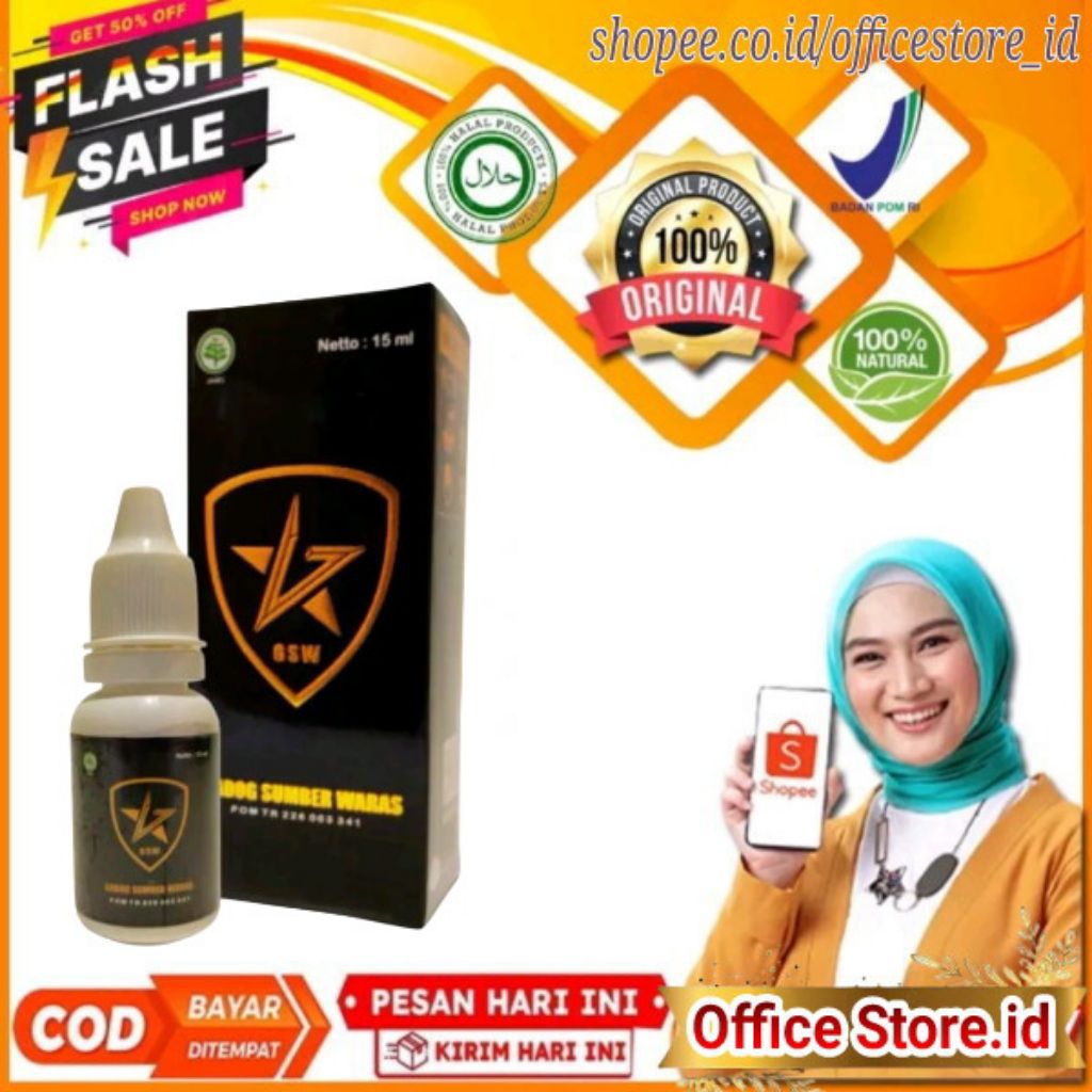 BISA COD | GADOG SUMBER WARAS (GSW) Herbal Tradisional Alami Multifungsi Asli Original