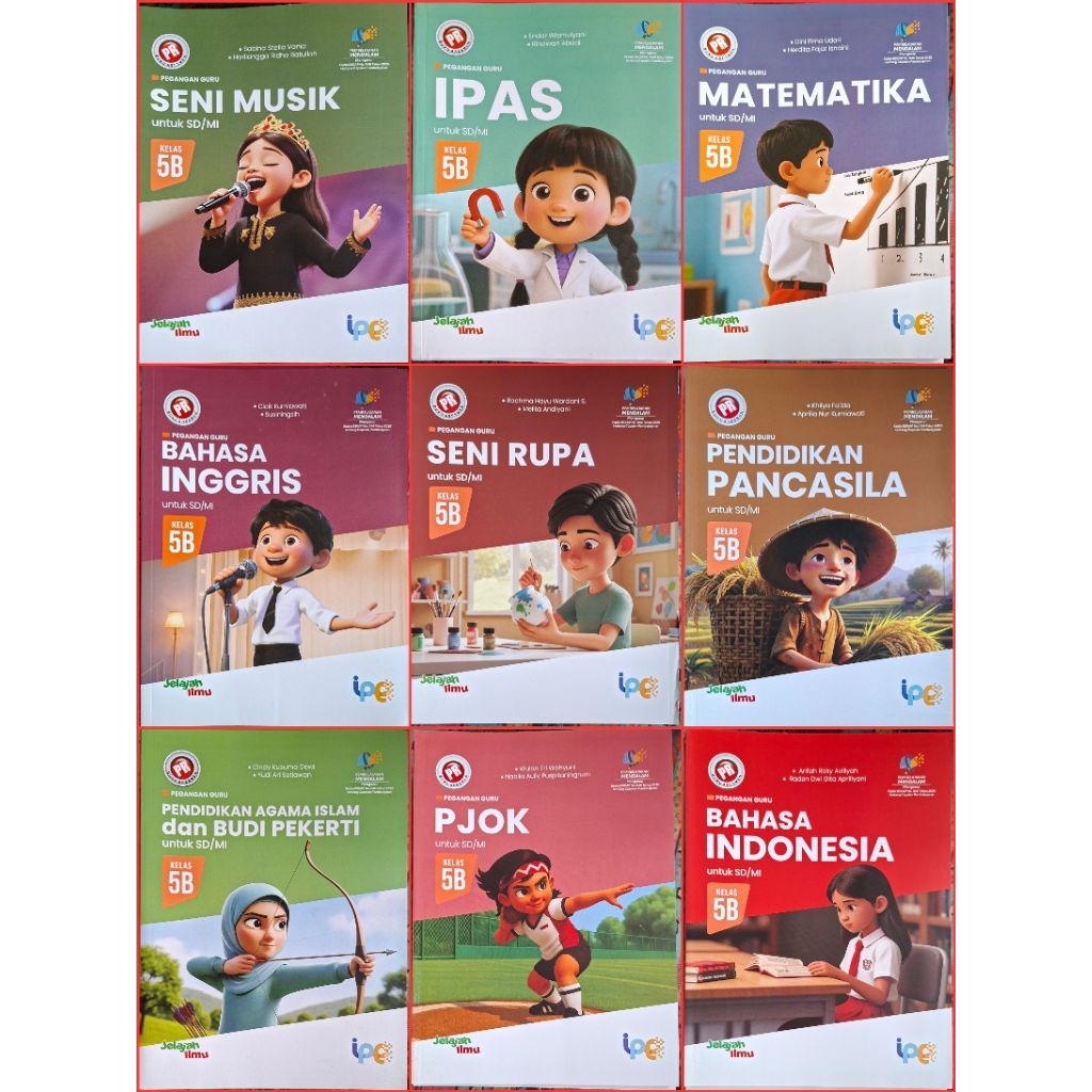 Buku PG PR Kunci Jawaban LKS SD Kelas 5 Semester 2 kurikulum Pembelajaran Mendalam Tahun 2025 Intan 