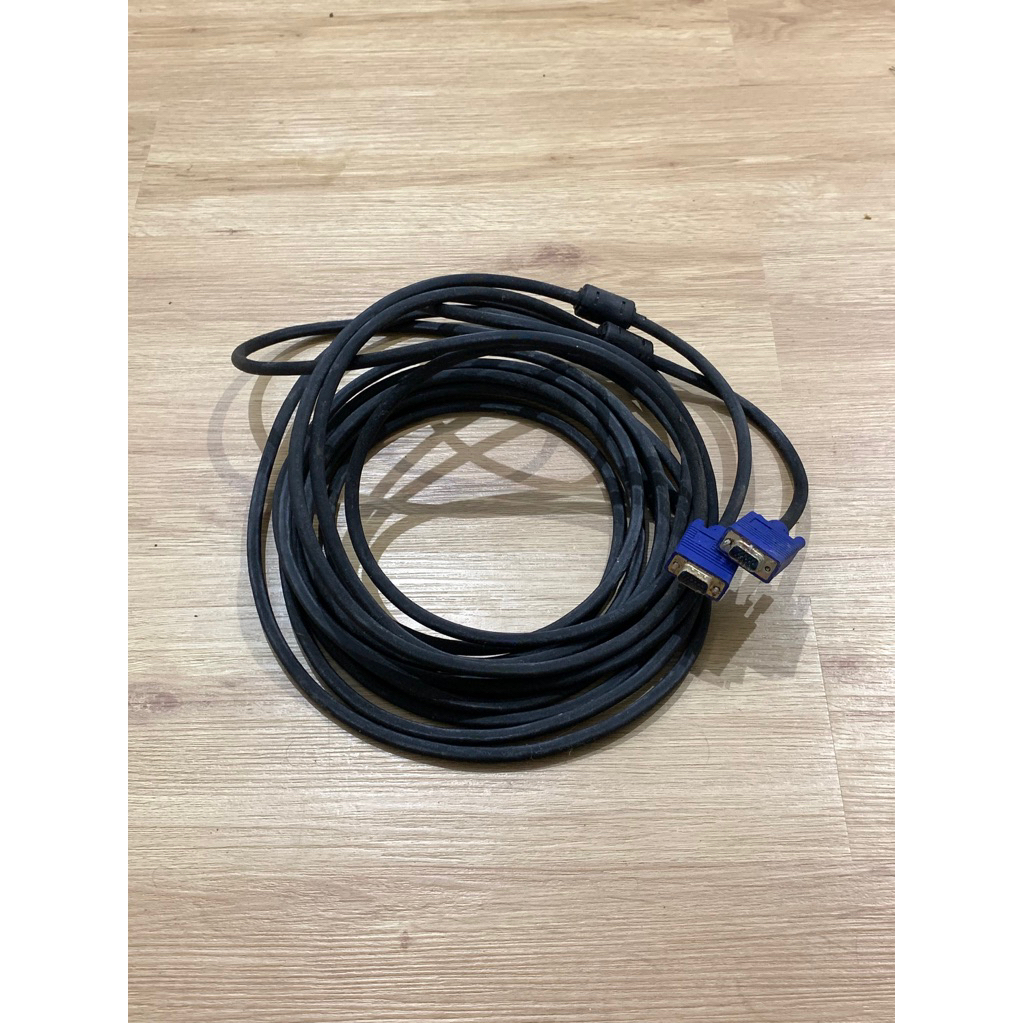 KABEL VGA BEKAS PANJANG 15M+