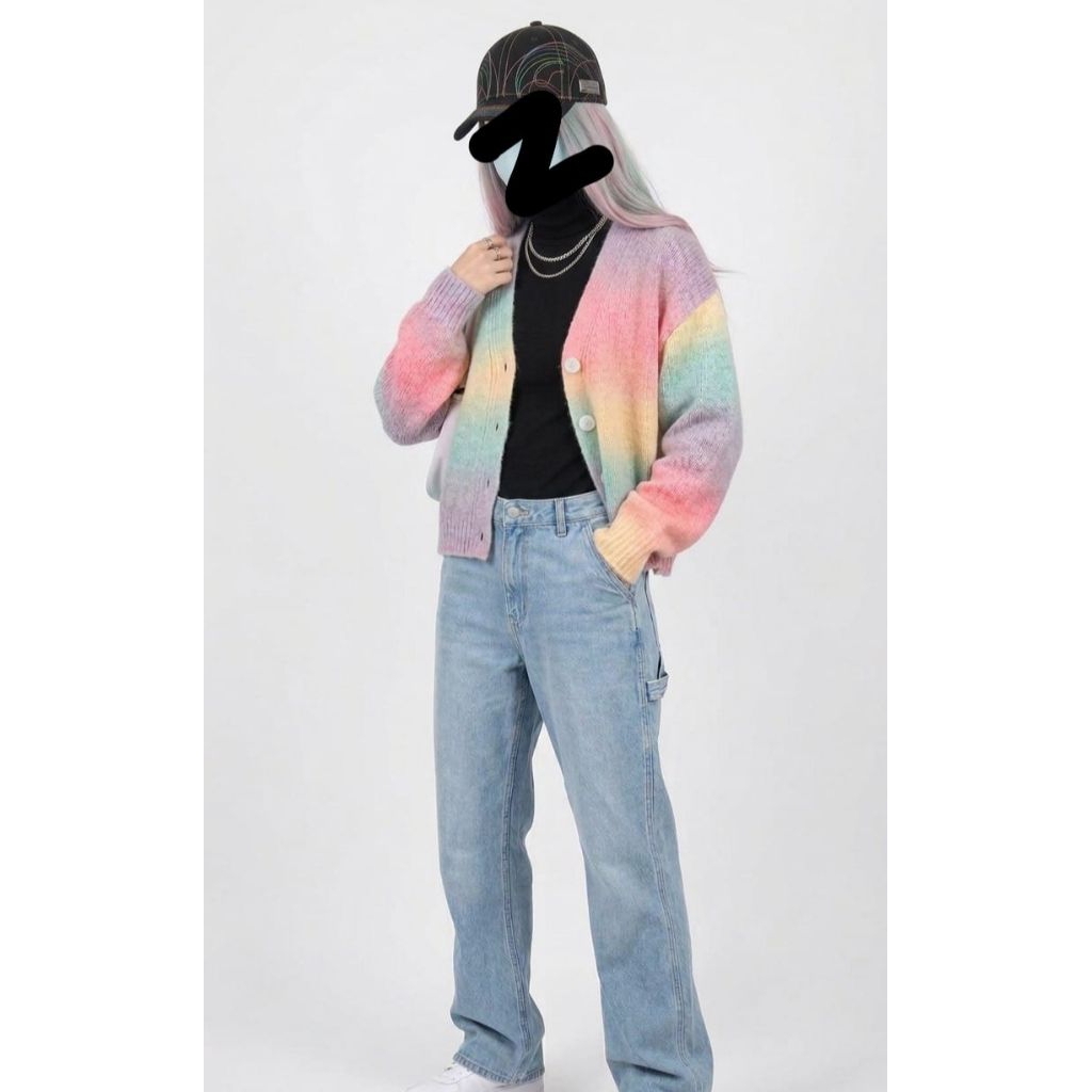 cardigan rainbow