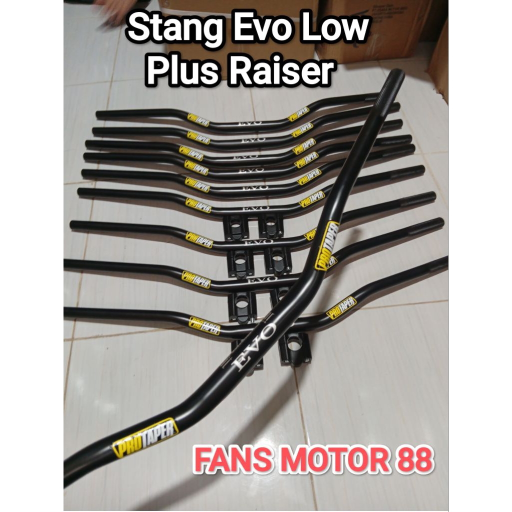 Stang Prtaper Evo Low Tebal 2,8mm Motor Trail, Vixion, Mio, Supra Universal...