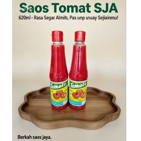 Saos tomat SJA 620ml utk bakso dan mie ayam(berkah saos jaya)