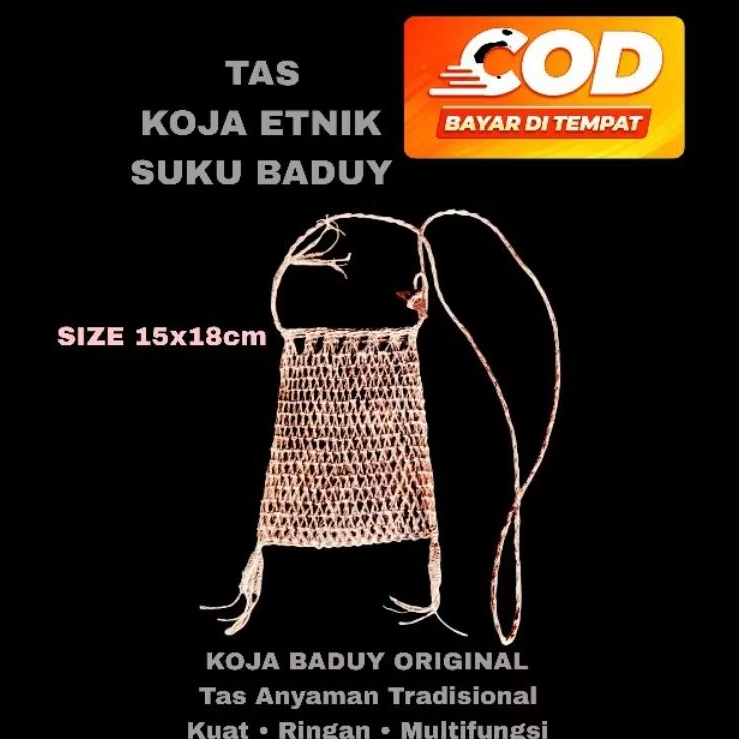 Tas Koja Baduy Mini Asli Kerajinan Tangan Baduy,