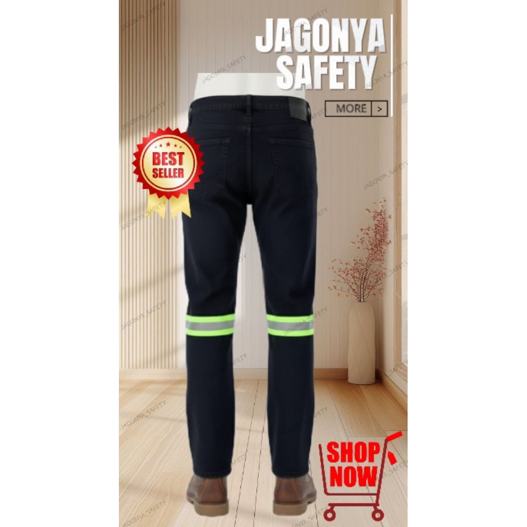 ￼Celana Wearpack  Safety Soft Jeans | Celana Kerja | Celana Jeans | Celana Safety | Celana Tambang |