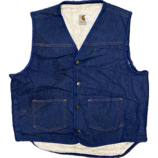 CARHATT VTG SHERPA DENIM JACKET