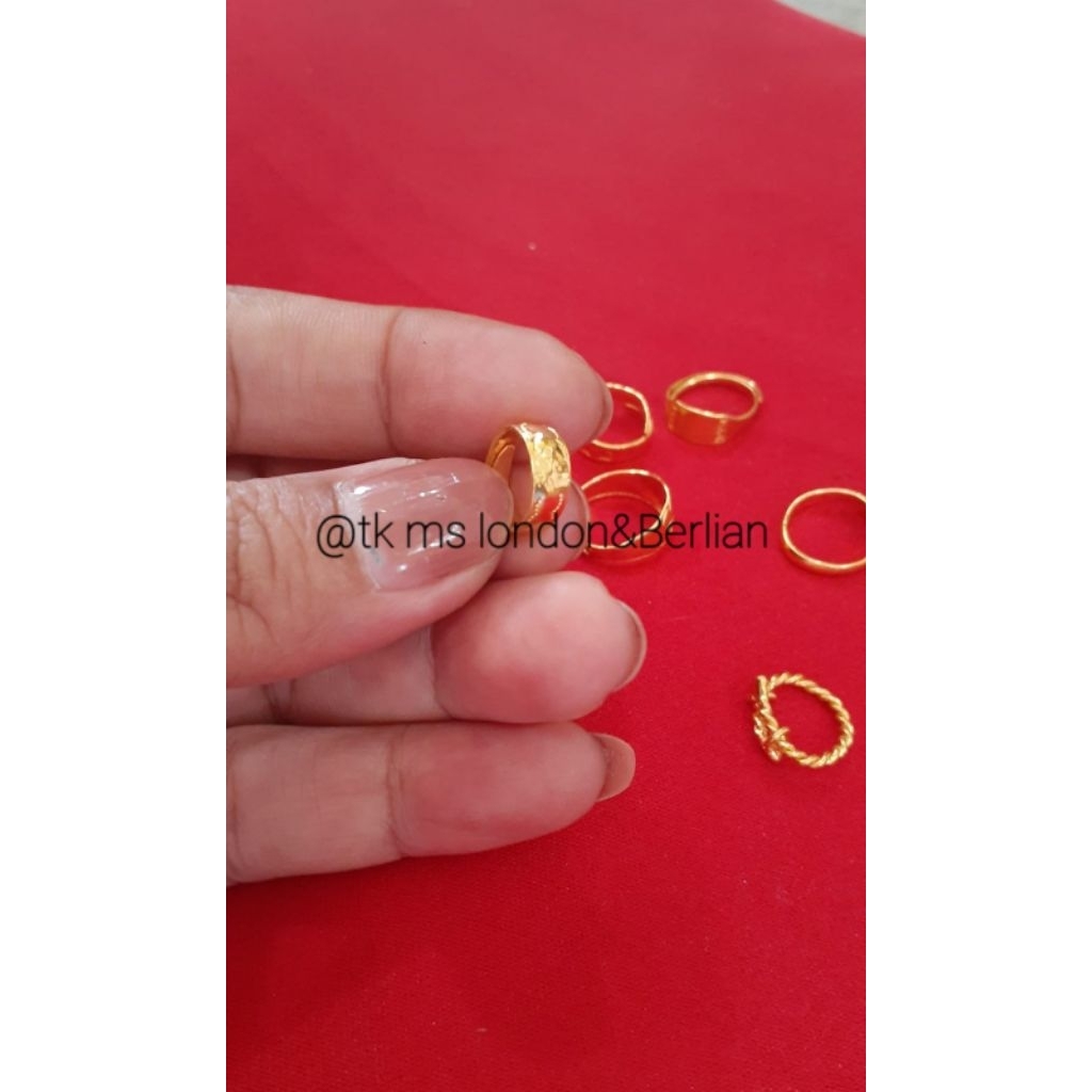 cincin bayi-emas 24k (LM) - emas 99,99- investasi -new born - 1gr