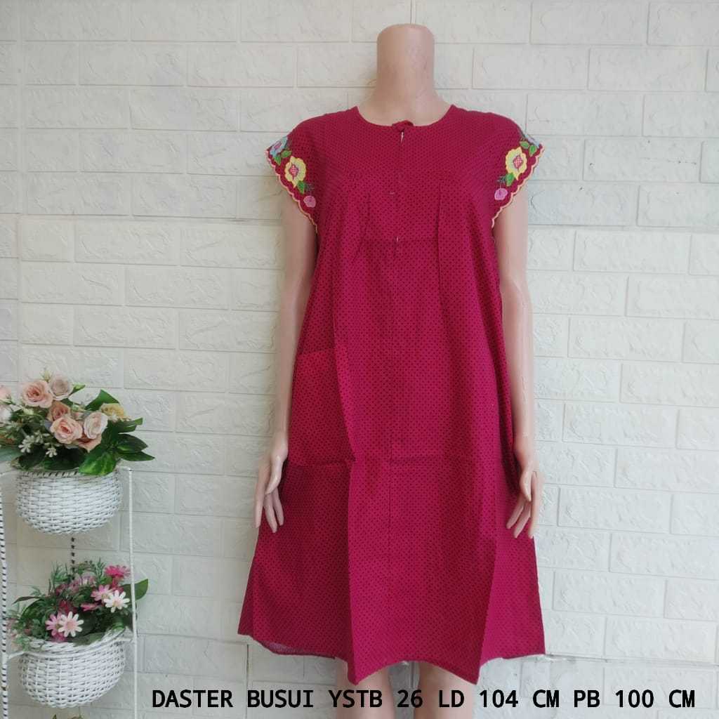 Daster Katun Bordir YUNYUN Setengah Lengan (YSTB)