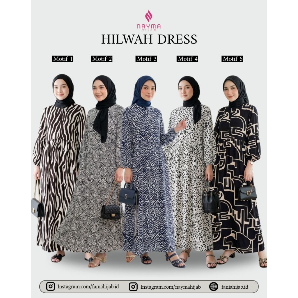 HILWAH DRESS - RAYON VISCOSE BY NAYMAHIJAB