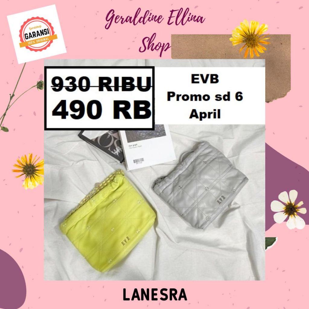 Tas selempang wanita EVB original sale seri LANESRA