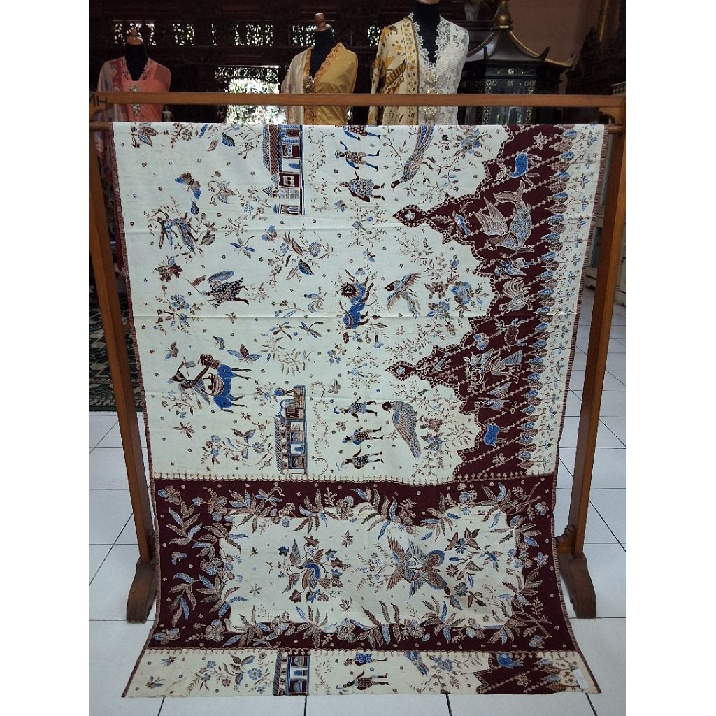 Kain Batik Encim Buketan/Kain Sarung Encim Buket Bunga/Buketan Lawas/Kain Batik Buket/Kain Batik Enc