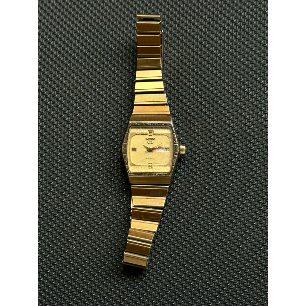 preloved jam tangan vintage seiko 5 automatic ladies mikron