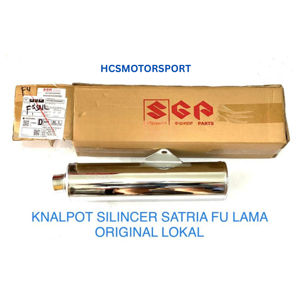 SILINCER SILINSER SELENCER KNALPOT SATRIA FU LAMA OLD ORIGINAL LOKAL