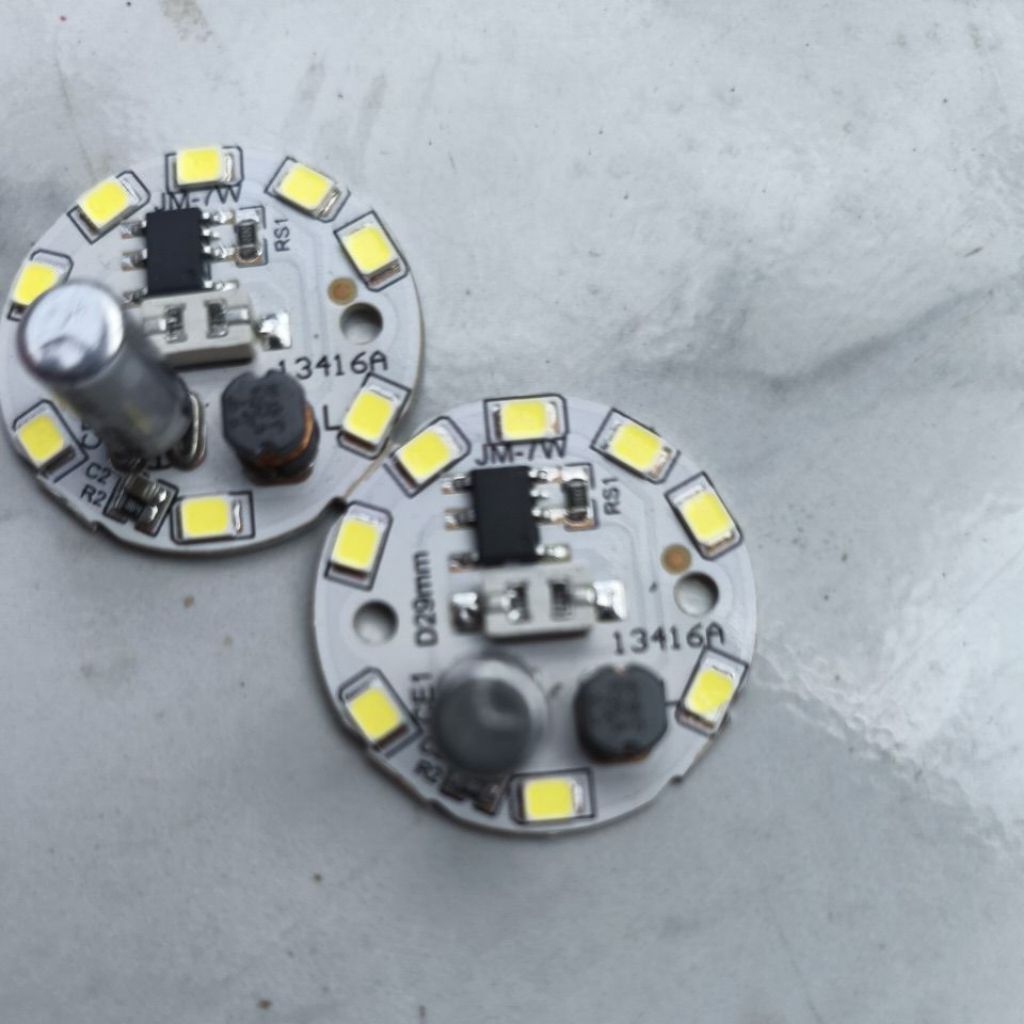 mesin lampu pcb led AC 7 watt 9v