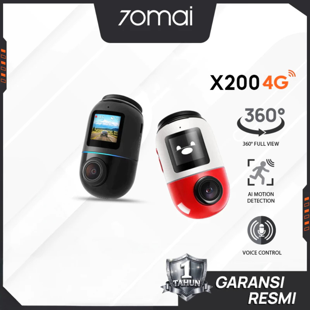 ORIGINAL  70mai Dash Cam Omni X200 360 Full View 4G Connect HD 1080P FOV 140 Built-in 64/128GB Dashc