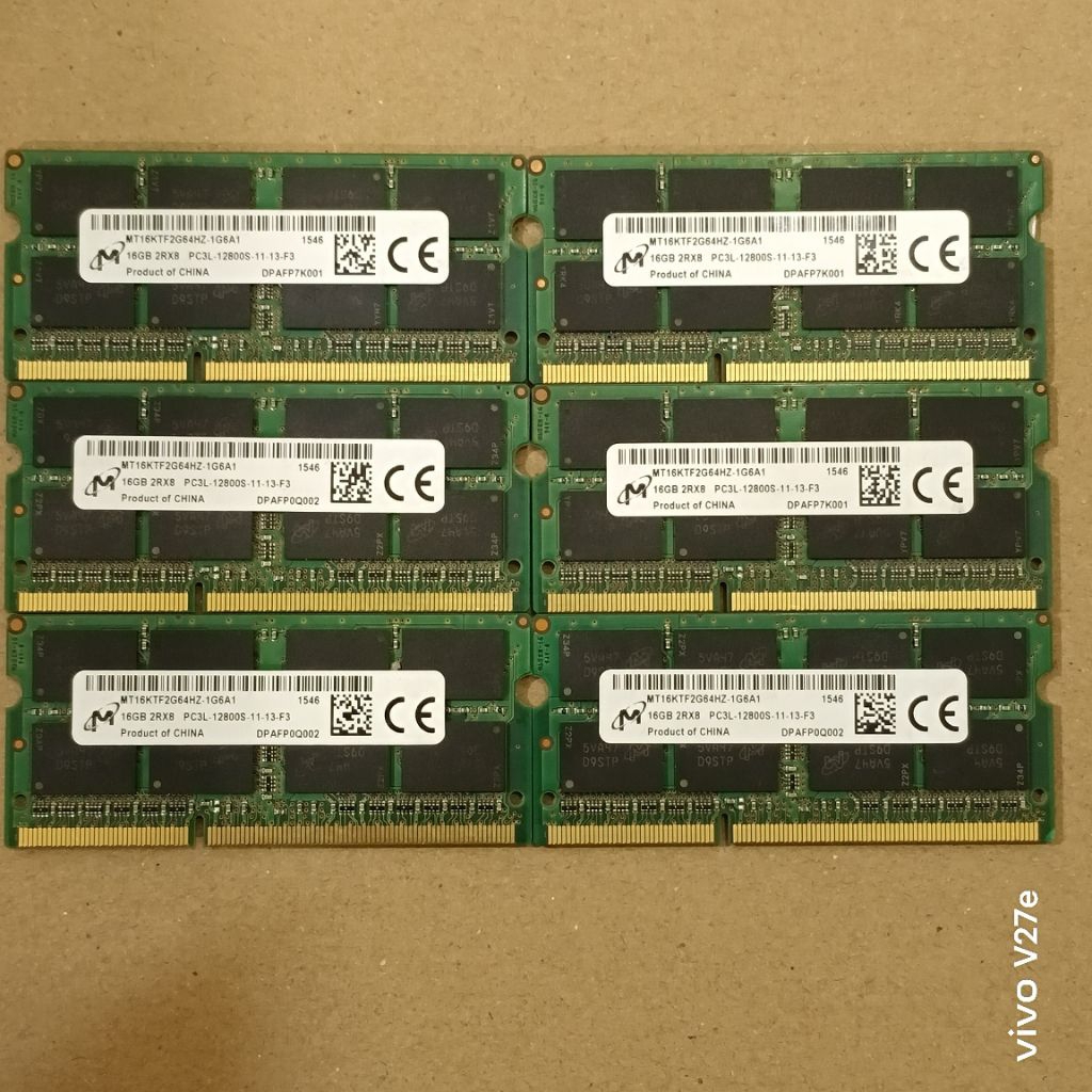 RAM LAPTOP SODIM DDR3L 16GB 12800