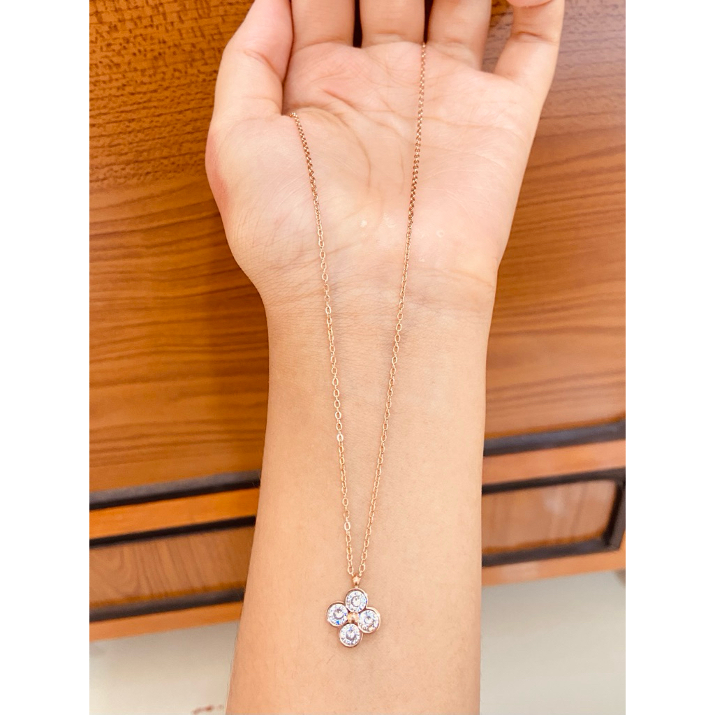 kalung rosegold