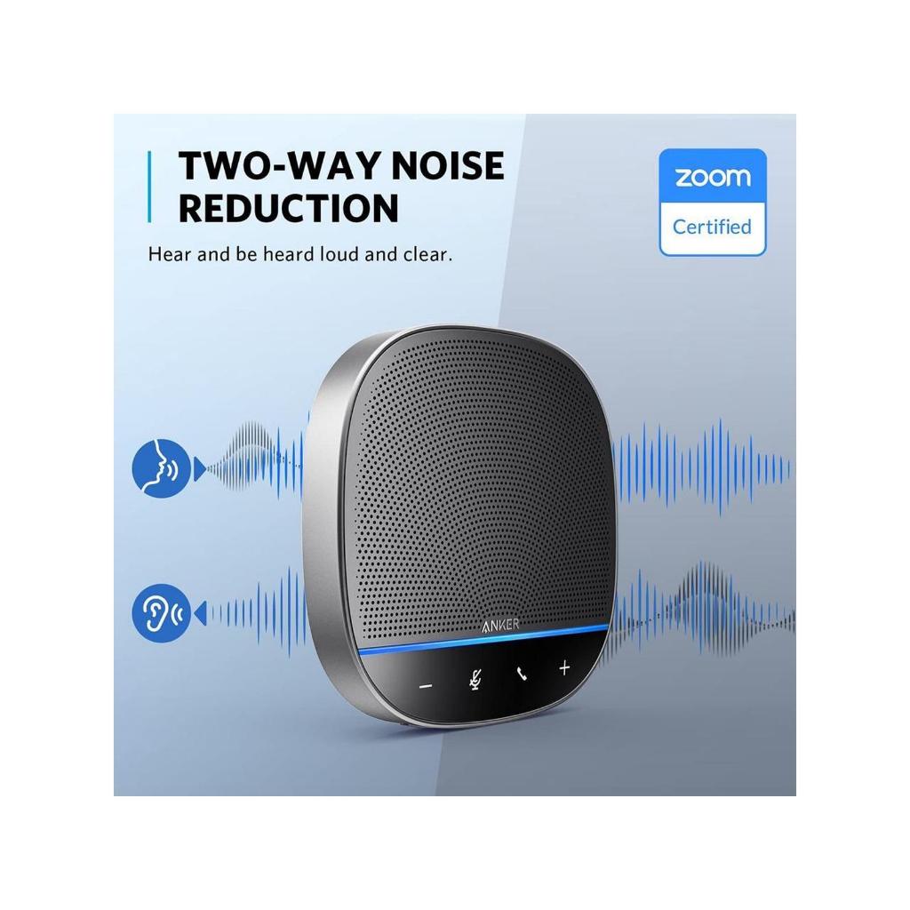 ANKER PowerConf S500 WITH 4 MIC FOR Meeting Speakerphone VoiceRadar Hi-Fi Sound Dual Talk