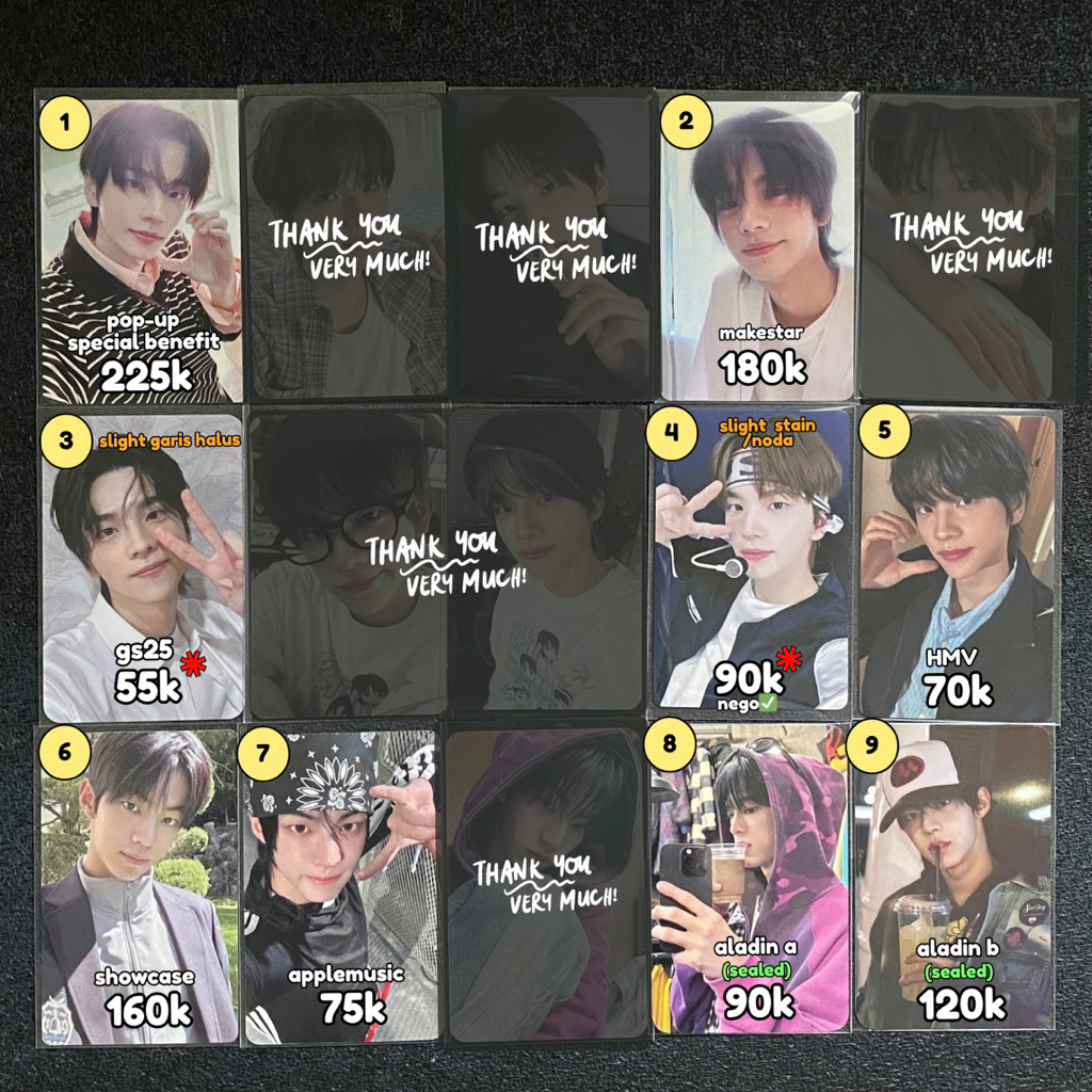 [Baca Deskripsi] Photocard Shinyu dan Dohoon TWS - PC