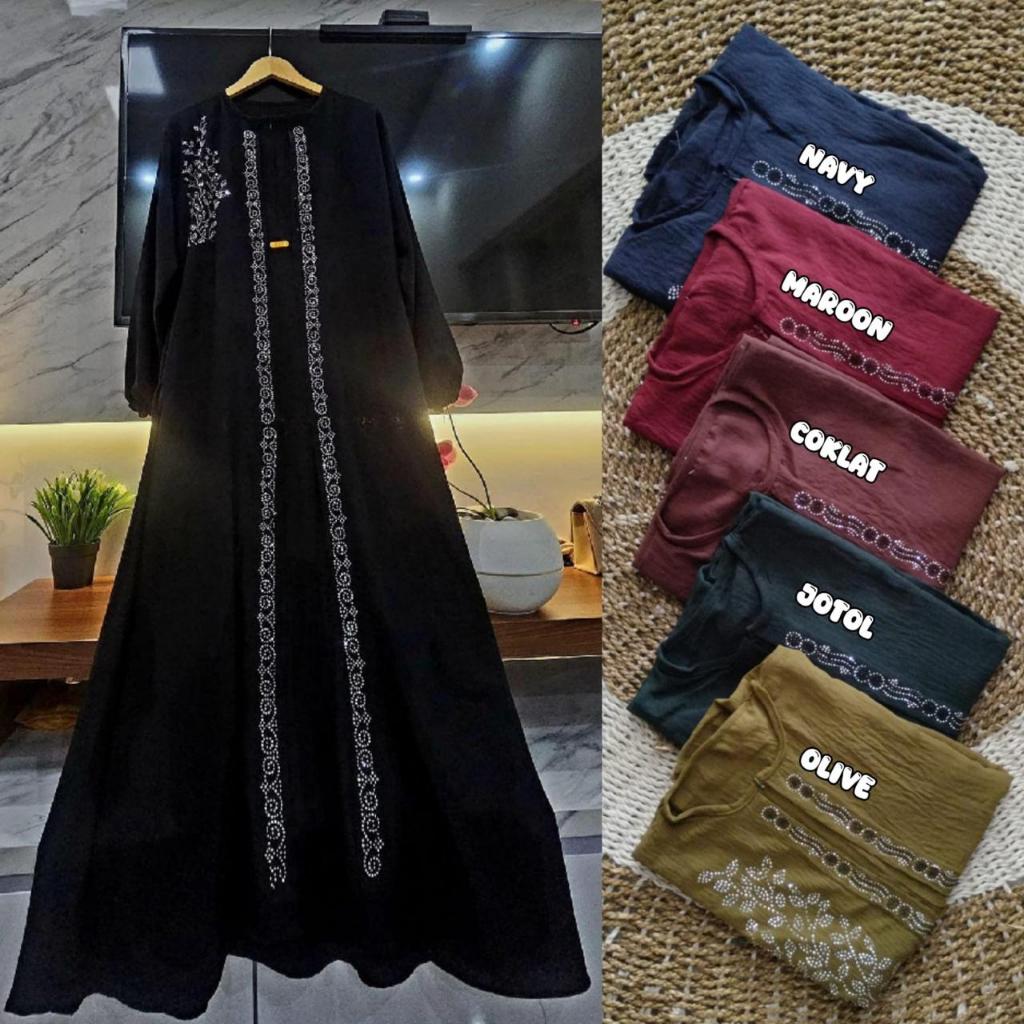 Gamis Tifani Payet Crincle Airflow