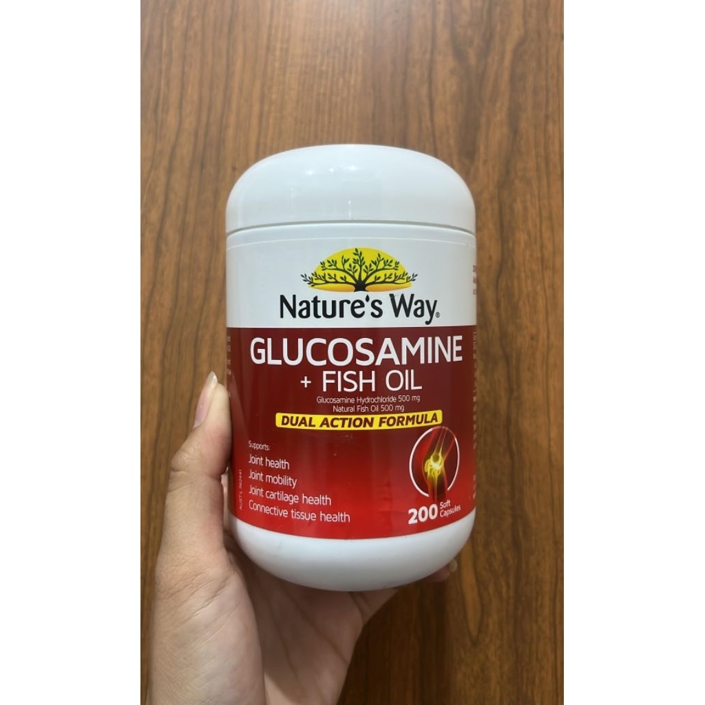 Nature's Way Glucosamine + Fish Oil - 200 Soft Capsules