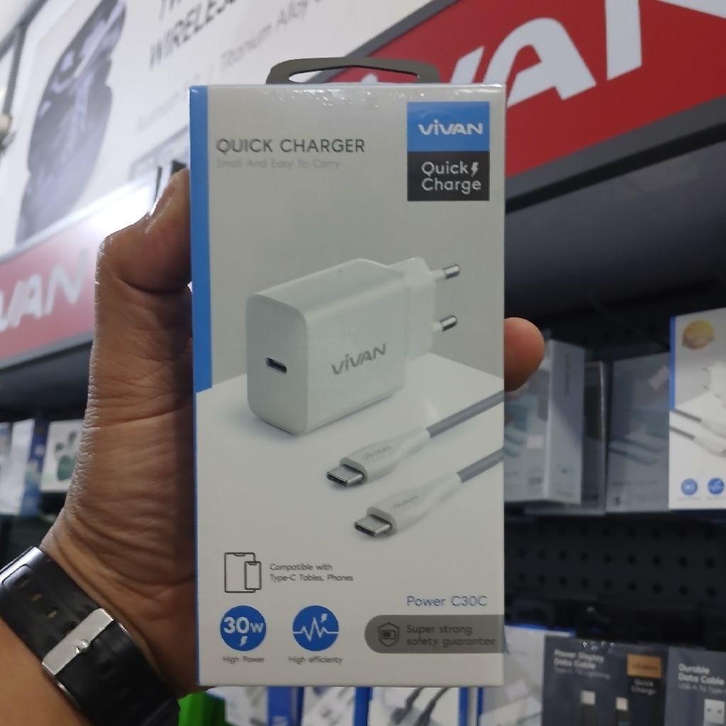 VIVAN POWER C30C | CHARGER 30 WATT | QUICK CHARGE