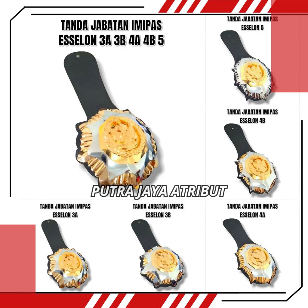TANJAB TANDA JABATAN LAPAS IMIGRASI IMIPAS TERBARU ESELON 3A 3B 4A 4B 5 PERLENGKAPAN ATRIBUT IMIPAS 