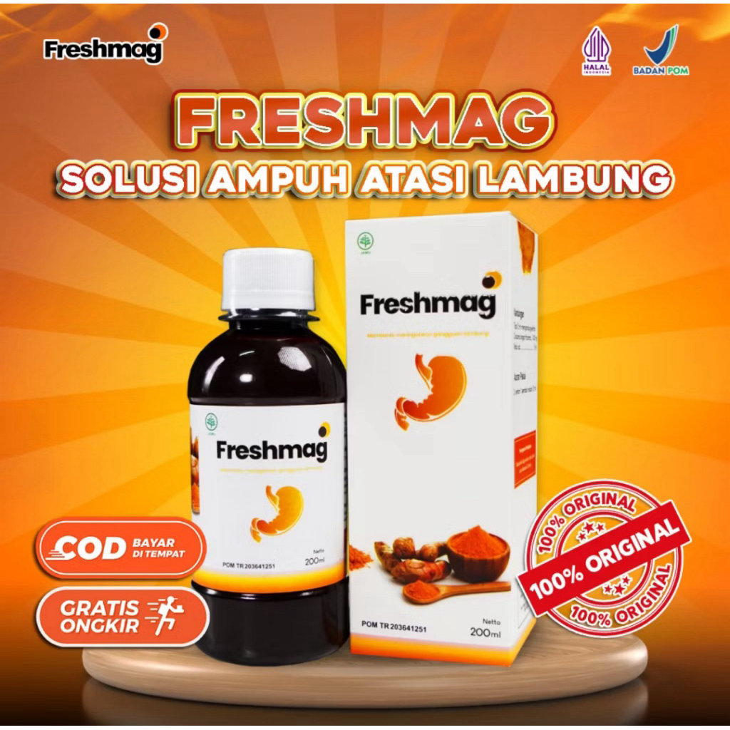 (ATIGA BEUATY) Fresmag 200ml - Madu Herbal Untuk Mengatasi Asam Lambung, Maag, Kembung, Mual, Dan In