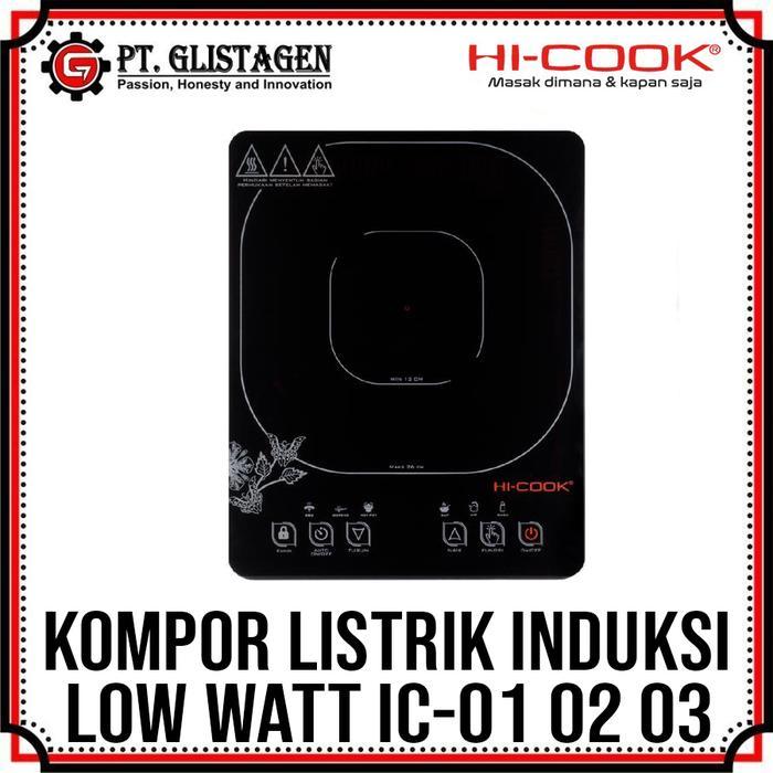 HI-COOK Kompor Listrik Portable Induction Low Watt IC 01 02 03 Kompor Induksi Multi Fungsi