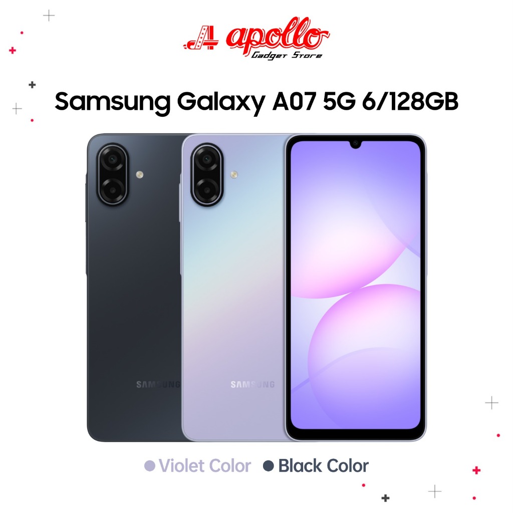 APOLLO Samsung Galaxy A07 5G/4G 8/256GB 4/64 4/128 6/128 HP Handphone Murah Garansi Resmi SEIN FREE 